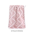 thumbnail image 5 of Vggrvlo Under 5 Cotton Wash Cloth Microfiber Coral Fleece Face Towel Machine Washable Washcloths Pink 14"X30", 5 of 6