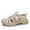 Beige, variant on English Title: Closed-Toe Outdoor Quick-Lace Hiking Sandals