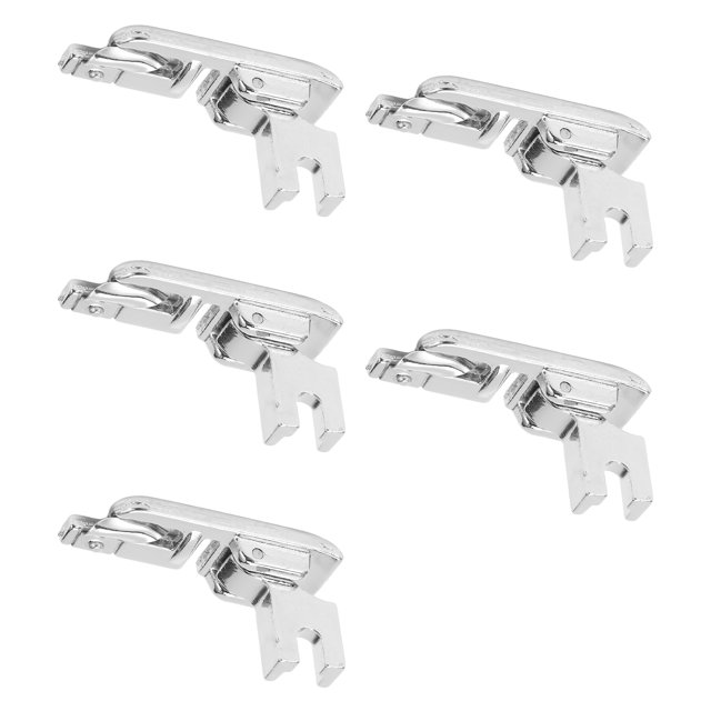 Prensatelas para Máquina de Coser 5 Piezas Prensatelas de Acero Inoxidable con Bajo 3 Mm Prensatelas Universal Multifuncional para Máquina de Coser Doméstica ANGGREK Otros