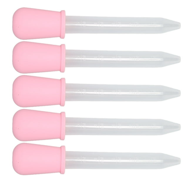 Dropper 5pcs Liquid Dropper Silicone Jewelry DIY Dropper Transfer Pipettes for Epoxy Resin Laboratory Experiment
