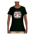 thumbnail image 3 of Baseball Mom Jaguar Print Sports Womens Graphic T-Shirt, Forest Green, XX-Large, 3 of 5