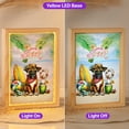 thumbnail image 2 of Boxer Hello Summer with Sunglasses and Surfboard Tropical Vibes Acrylic Plaque with Wood Photo Frame Box Boxers Dog Lover Gifts Idea Light Box - 00007, 2 of 5