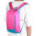 thumbnail image 1 of Nylon Bag, Long Service Life Sports Backpack, Soft Material For Working Camping Travel Hiking Pink, 1 of 8