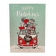 thumbnail image 2 of Merry Xams Lino Hecho Decoración Invierno Arpillera Patio Jardín Coche de dibujos animados, 2 of 6