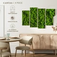 thumbnail image 4 of Elephant Stock Green Reindeer Moss Wall Art - Horizontal Multi Panel Canvas - Living Room Wall Decor - Floral And Botanical Multi Panel - Green And Decor - 24" x 14", 4 of 4