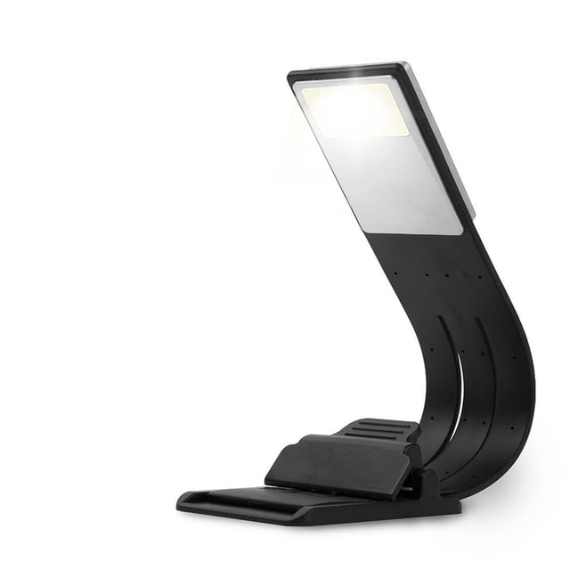Lámpara de lectura LED multifuncional recargable por USB para cama, escritorio, cuidado de los ojos