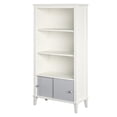 thumbnail image 2 of Monarch Hill Poppy Kids’ White Bookcase, Grey Doors, 2 of 9