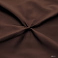 thumbnail image 3 of SGI Bedding 100% Egyptian Cotton 3PC Pinch Duvet Cover Oversized King Chocolate, 3 of 7
