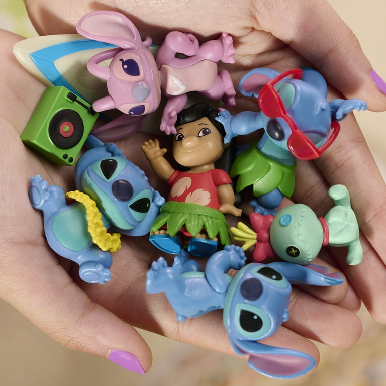Disney Stitch Collectible Figures Set, 11 Pieces, Includes