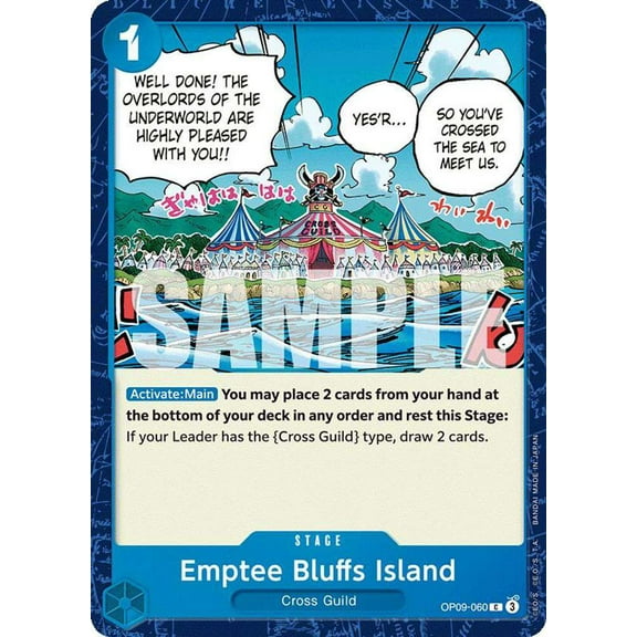One Piece Emperors in the New World Common Emptee Bluffs Island OP09-060