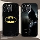 thumbnail image 4 of Funda de teléfono negra suave a prueba de golpes para Apple, b-batman Hero, iPhone 15 14 13 12 11 XS XR X 8 7 Pro Max Plus Mini, 4 of 5