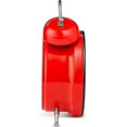 thumbnail image 2 of Red Analog Alarm Clock Extra Loud Twin Bells Retro White Silent Non-ticking Quartz Battery Operated, 2 of 4