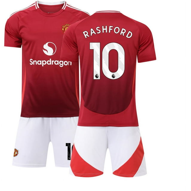 2024 Mens Kids MOUNT 7# RASHFORD 10# ANTONY21# SANCHO 25# Football Soccer Jersey