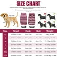 thumbnail image 2 of Small Dog Sweater, Stripes Warm Pullover for Winter Spring Fall, Soft Lightweight Dog Sweatshirt Indoor Outdoor Clothes for Small Medium Dogs Girl Pink XL, 2 of 7