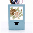 thumbnail image 1 of rose flowers drawing white roses Desk Supplies Organizer Pen Holder Card, 1 of 3