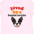 thumbnail image 4 of Inktastic Boston Terrier Dog Gift Girls Toddler T-Shirt, 4 of 5
