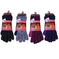 thumbnail image 2 of 2-3 Pack Polar Extreme Women Insulated Marl Knit Thermal Colorful Winter Gloves - Assorted (3 Pack), 2 of 2