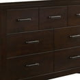 thumbnail image 4 of Benzara Wooden Dresser with Seven Spacious Drawers, Mahogany Brown, 4 of 6