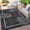 Black Gray, variant on ZACOO 8'x10' Reversible Frame Leaf Outdoor Rug, Waterproof UV Resistant Patio Mat for RV Deck Balcony, Gray White