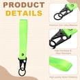 thumbnail image 3 of Uxcell 2Pcs Llavero de Motocicleta Multifuncional, Etiqueta de Jet, Llavero de Coche con Anillo de Metal, Accesorios para Motocicleta, Verde, 3 of 7