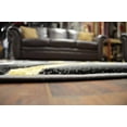 thumbnail image 6 of Premium 3D Hand Carved Modern 8X10 8X11 Rug Contemporary 2305 Yellow Gray, 6 of 10