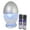 Silver, variant on EcoGecko Pure H2O Mini Water Based Air Revitalizer, Air Freshener, Room Aromatizer, Aromatherapy, Aroma and Essential Oil Diffuser with 2 Bottles (10ML) Fragrant Lavender Oil, White