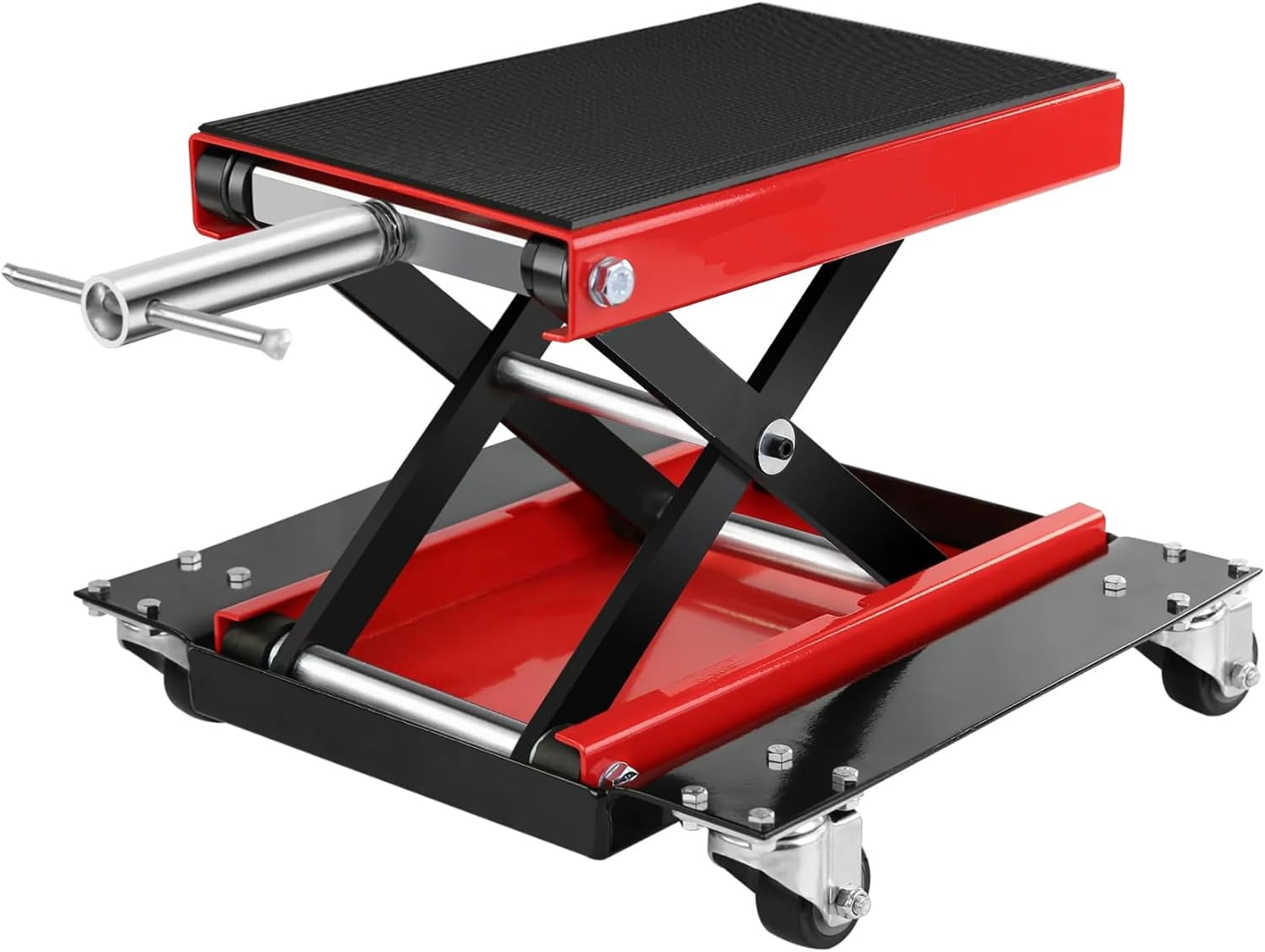 Stanz (TM) 1100 LB Steel Heavy Duty Wide Deck ATV Motorcycle Bike
