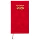 thumbnail image 1 of GOOHOCHY Cuaderno de bolsillo portátil, agenda, cubierta de cuero sintético, tamaño A6, calendario, agenda escolar semanal, 2026, 1 of 8
