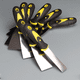 thumbnail image 4 of Espátula de limpieza de espátula de masilla de acero inoxidable de dos tonos, raspador de espátula (juego de 8), 4 of 4