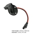 thumbnail image 3 of HLONK 4 Sets SAE Power Socket Sidewall Port Connector Solar Panel Flush Connector, 3 of 7