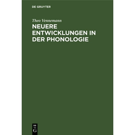 Neuere Entwicklungen in der Phonologie (Hardcover)
