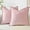 Blush Pink, variant on decorUhome Chenille Throw Pillow Covers 18x18 Set of 2, Soft Farmhouse Decorative Pillow Covers, Aqua Haze(Pillow Cover Only, No Inserts Included)