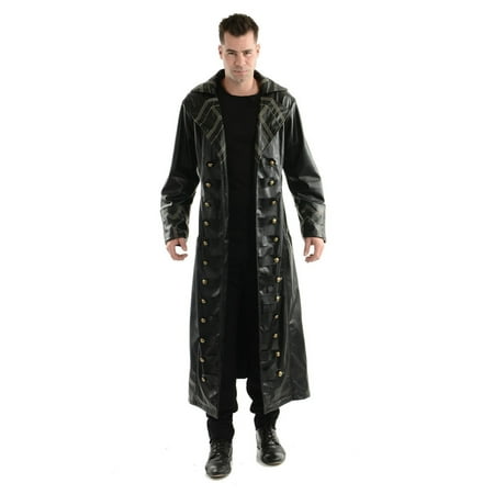 Halloween Pirate Trench Coat Adult Costume