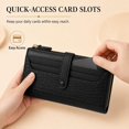 thumbnail image 5 of Beltzy Wallet for Women Leather Clutch Long Purse Large Capacity Credit Card Holder, 5 of 8