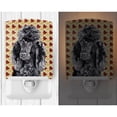 thumbnail image 2 of Black Standard Poodle Fall Leaves Ceramic Night Light, 2 of 2