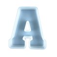thumbnail image 2 of Koszal Epoxy Mold Letter Shape Easy to Release Waterproof Keychain Pendant Casting Mold for Jewelry, 2 of 7
