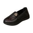 thumbnail image 2 of Office Womens Orthopedic Shoes, Office Women Shoes Slip On, Loafers for Women Business Casual Shoes Comfortable Lightweight Penny Loafers Slip On Work Shoes Comfort Walking Flats, Black 5.5, 2 of 8
