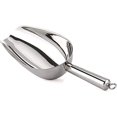 thumbnail image 1 of Stainless Steel Ice Scoop 8oz, 9.9 Inch Small Metal Food Scoops for Kitchen Bar Party Wedding, Superb mirror polish surface, Heavy Duty & Anti Rust, Easy Clean & Dishwasher Safe, 1 of 5