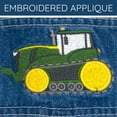 thumbnail image 2 of John Deere Boys Denim Bib Shortall with Tractor Embroidery Medium Wash, 2 of 13