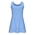 thumbnail image 6 of Tdoqot Womens Plus Size Dresses Sundress- Sleeveless Casual Flowy Summer Tank Midi Dresses Blue Size L, 6 of 8