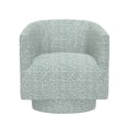 thumbnail image 2 of Blue Swivel Accent Chair, 2 of 5