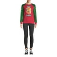 thumbnail image 2 of A Christmas Story Juniors' "Ohhhh Fuuudge!" Sequin Sleeve Graphic Raglan Sweater, 2 of 6