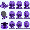 thumbnail image 1 of 12 Pack Magnet Clips Fridge Magnets Strong Magnetic Clips Heavy Duty, Scratch Free Refrigerator Magnets Clips for Whiteboard, Kitchen, Office, School, Classroom (30mm Wide), 1 of 5