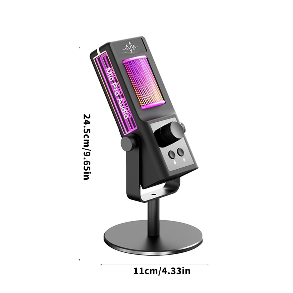 PatungKu Desktop Recording Microphone For Professional Gaming Live Streaming Adjustable
