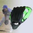 thumbnail image 4 of NUZYZ 1Pc Baseball Glove Thicken Shockproof Faux Leather Impact Resistant Softball Glove for Youth Kids Adult, 4 of 8