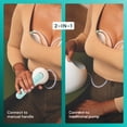 thumbnail image 3 of Extractor de leche Willow Wave, portátil, doble manual, 150 ml, 3 of 9