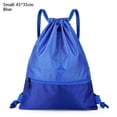 thumbnail image 1 of Simple Backpack Unisex Fitness Backpack Sports Drawstring Pocket Lightweight Basketball Helmet Storage Bag Oxford Zipper Bag, 1 of 6