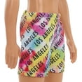 thumbnail image 6 of Barbie Ken Beach Doll with Blonde Hair Dressed in Colorful Los Angeles-Print Swim Trunks, 6 of 7