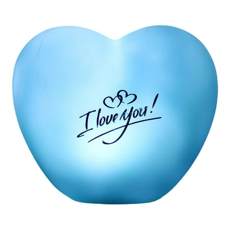 

MCat Love Heart Lamp Exquisite Shape Flicker Free Non-Glaring Soft Lighting Wide Application Decorative PVC 3D Love Heart LED Lamp Birthday Christmas Gift for Home