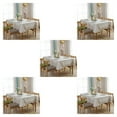 thumbnail image 3 of Guardoinrt Easy Care Rectangular Tablecloth Sturdy And Durable Ensures Easy Maintenance linen 90*90CM 5Set, 3 of 6